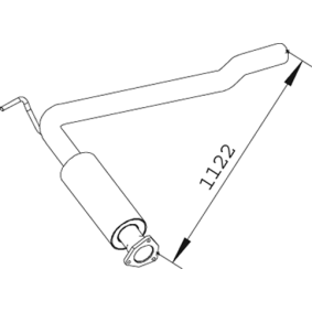 Vorschalldämpfer 74323 für VW