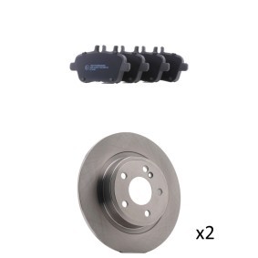 RIDEX 3405B3455 Kit de travões MERCEDES-BENZ GLA