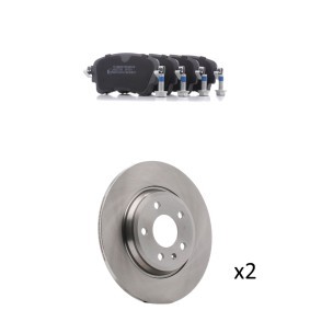 RIDEX 3405B3494 Bromssats AUDI A4 B9 Sedan (8W2, 8WC) 3.0 354 hk Bensinmotor