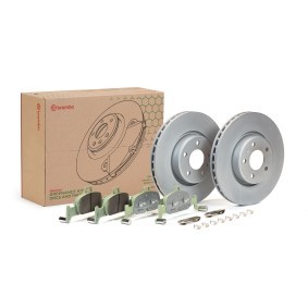 BREMBO KT 10 063 Bromssats AUDI A4 B9 Sedan (8W2, 8WC) 3.0 354 hk Bensinmotor