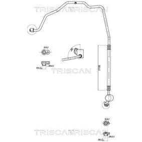 TRISCAN 9010 29008 Tubo aria condizionata SKODA CITIGO