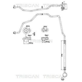 TRISCAN 9010 29009 Tubo aria condizionata SKODA CITIGO