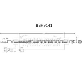BORG & BECK BBH9141 Mangueira de travão VW ID.7