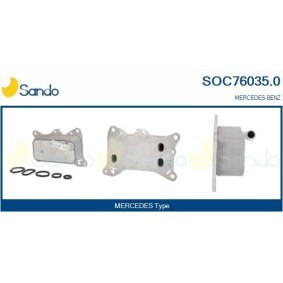 Osta Moottoriöljyn jäähdytin SANDO:llä SOC76035.0 edullisesti hintaan 103,34&nbsp;&euro;