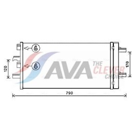 AVA COOLING SYSTEMS AL4096 Ladeluftkühler ALFA ROMEO 159 Sportwagon (939) 2.4 200 PS Diesel