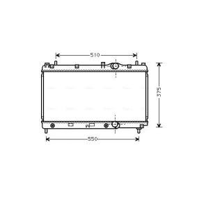 Compre Radiador, arrefecimento do motor da AVA COOLING SYSTEMS CR2031 a um preço baixo por 154,58&nbsp;&euro;