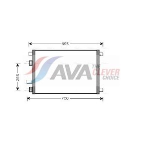 AVA COOLING SYSTEMS HY2107 Radiateur HYUNDAI SONATA 4 (EF) 2.5 160 CV Essence