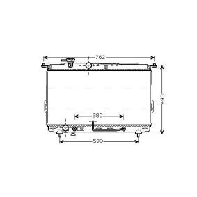 AVA COOLING SYSTEMS HYA2107 Radiateur HYUNDAI SONATA 4 (EF) 2.5 160 CV Essence