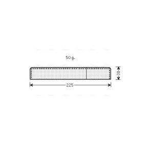 AVA COOLING SYSTEMS UVD125 Filtro essiccatore aria condizionata MERCEDES-BENZ GLC