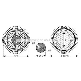 Lüfterkupplung VWC273 für SEAT