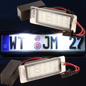 RECAMBO KZB-71201e Luce targa CHEVROLET AVEO Tre volumi (T300) 1.2 69 CV Motore a ciclo otto