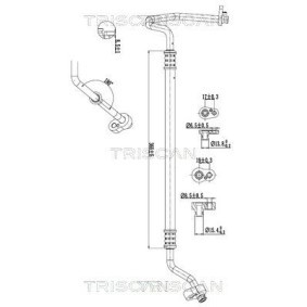 Acquista Condotto d. bassa / alta pressione, Climatizzatore da TRISCAN 9010 29042 a buon mercato per soli 52,98&nbsp;&euro;