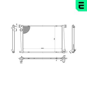 ERA 673063 Radiador MINI Paceman (R61) 1.6 116 cv Motor otto