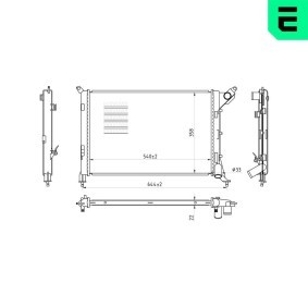 ERA 673359 Radiador MINI Hatchback (R50, R53) 1.4 75 cv Otto