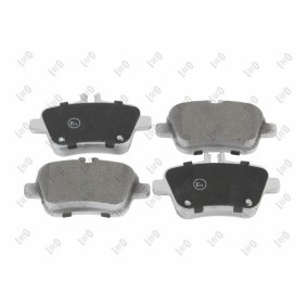 ABAKUS 231-02-187 Pastilhas de travão MERCEDES-BENZ GLA