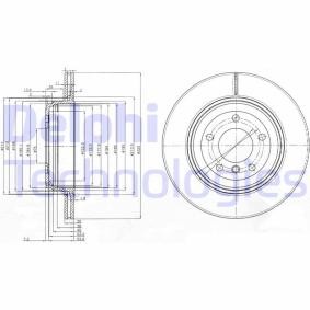 DELPHI BG3872 Bremsscheiben BMW 5 Touring (E61) 3.0 211 PS Otto