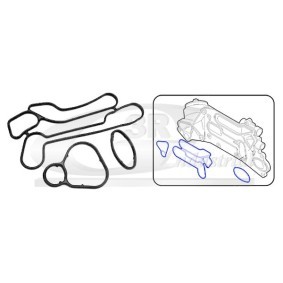 3RG 76401 Retentor de radiador de óleo OPEL MOKKA