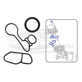 3RG 76403 Retentor de radiador de óleo OPEL Mokka / Mokka X (J13) 1.4 120 cv Otto
