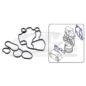 3RG 76704 Packning oljekylare VW Passat Sedan (3C2) 2.0 150 hk Bensinmotor