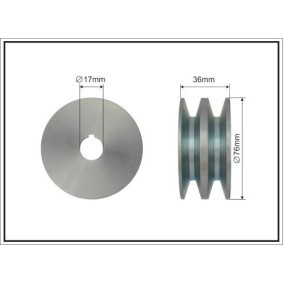 Achetez des Poulie, alternateur CAFFARO 500756 à prix pour 32,58&nbsp;&euro;