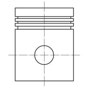 Kolben von MAHLE 013 82 01