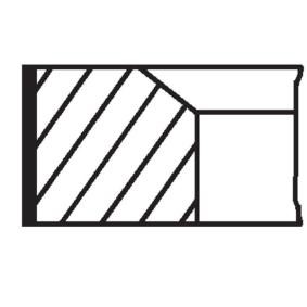 MAHLE 021 58 V1 Segmentos de pistón SUZUKI Grand Vitara 2 SUV (JT, TE, TD) 1.9 129 cv Gasoleo