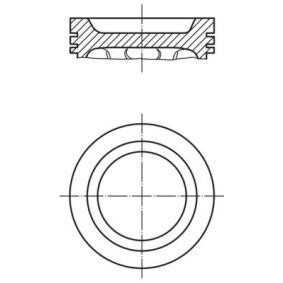 MAHLE 021 62 02 Kolben RENAULT LAGUNA 1 (B56, 556) 2.0 113 PS Otto