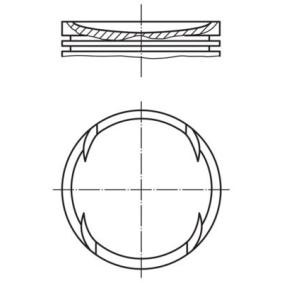 MAHLE 030 89 02 Pistón AUDI