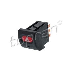 TOPRAN 202 202 Interruttore, lampeggiatore d'emergenza OPEL Astra F Cabrio (T92)