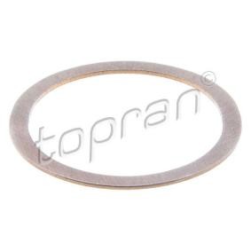 TOPRAN 206 580 Junta de injector OPEL ASTRA