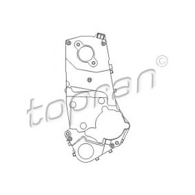 TOPRAN 207 864 Tampa da correia dentada OPEL