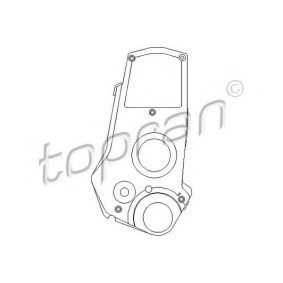 TOPRAN 207 865 Tampa da correia dentada OPEL