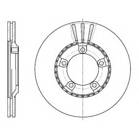 SAKURA S6044660 Discos de freno HYUNDAI H100 Caja/Chasis 2.5 78 cv Gasoleo
