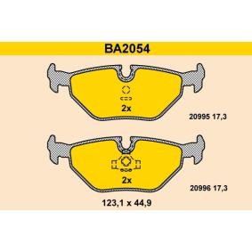 Barum BA2054 Bremsbeläge BMW 5 Touring (E34) 2.0 150 PS Otto