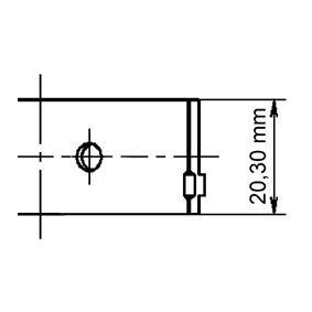 KOLBENSCHMIDT 77268600 Capas de biela CHEVROLET