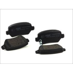 ABE C2X009ABE Pastiglie dei freni OPEL Meriva A (X03)