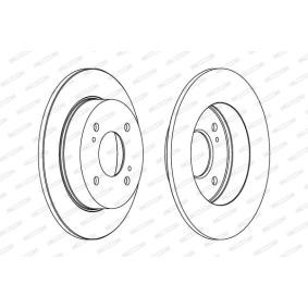 FERODO DDF674 Bromsskivor NISSAN PRIMERA Traveller (W10) 2.0 116 hk Bensinmotor