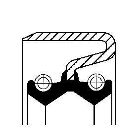 Comprar Anillo retén, engranaje distribuidor de CORTECO 19033938B a bajo precio de 8,69&nbsp;&euro;