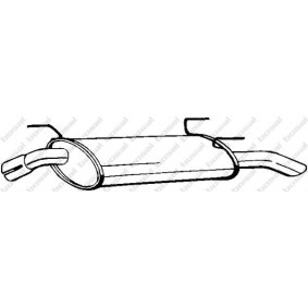 BOSAL 185-415 Marmitta VAUXHALL Astravan Mk3 (F) (T92)