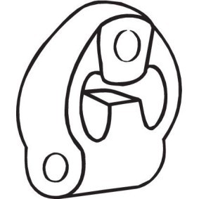 BOSAL 255-011 Gummistreifen, Abgasanlage TOYOTA COROLLA