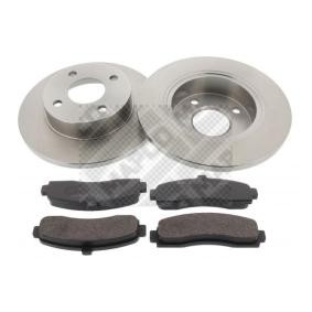 MAPCO 47500 Kit de travões NISSAN