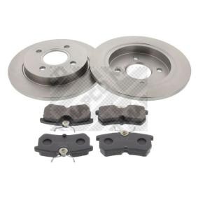 MAPCO 47656 Bremseskiver og -klosser FORD