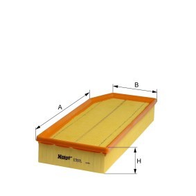 HENGST FILTER E397L Filtro de ar MERCEDES-BENZ Classe E T-modell (S210) 2.7 163 cv Diesel