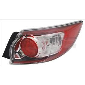TYC 11-11583-01-2 Baklykt MAZDA 3 (BL)