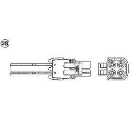 NGK 97440 Kraftstoffdrucksensor RENAULT LAGUNA 1 (B56, 556) 2.0 109 PS Otto