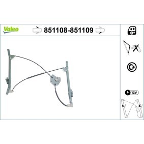 VALEO 851108 Alzacristalli TOYOTA IQ