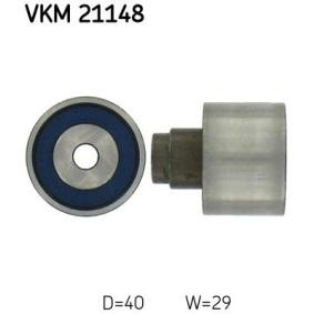 SKF VKM 21148 Umlenkrolle, Zahnriemen SEAT Leon Schrägheck (1P1) 2.0 136 PS Diesel