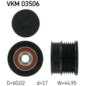 SKF VKM 03506 Poulie d'alternateur SAAB 9-3 Break (YS3F) 2.8 230 CV Essence