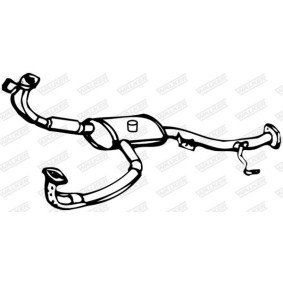 WALKER 13285 Vorschalldämpfer SUBARU