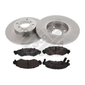 MAPCO 47683 Kit de travões SUZUKI